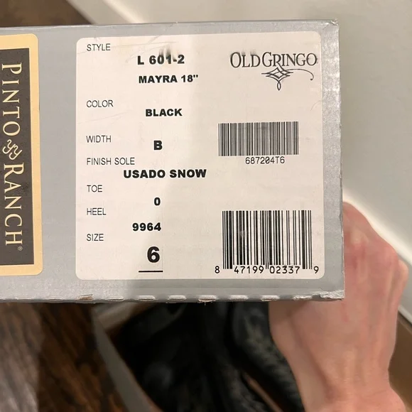 Old Gringo Mayra Black Boot - Picture 9 of 10